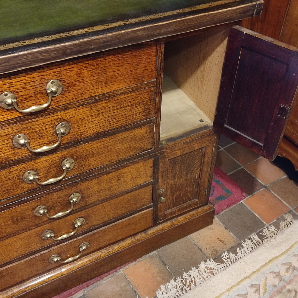 19thc Oak Plan or Architects Chest View VI
