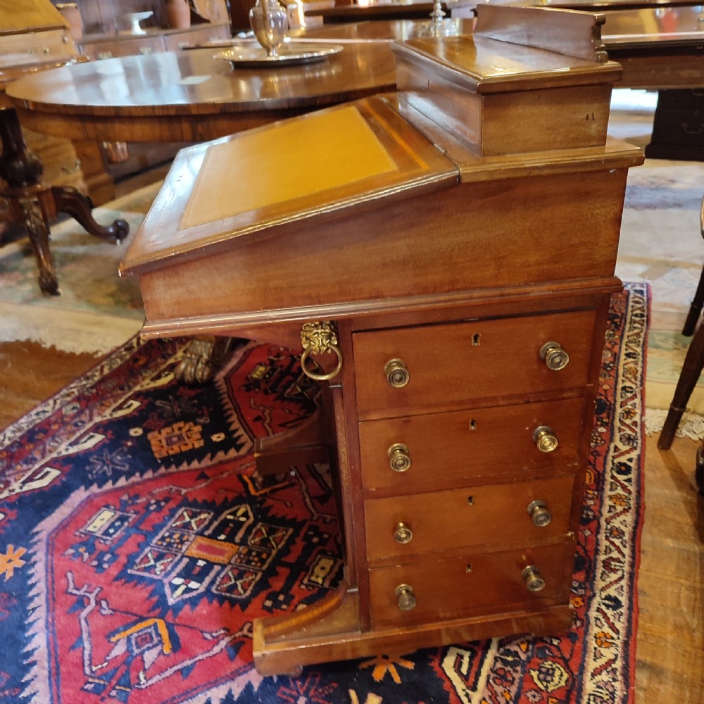 Edwardian Mahogany Davenport Desk View III