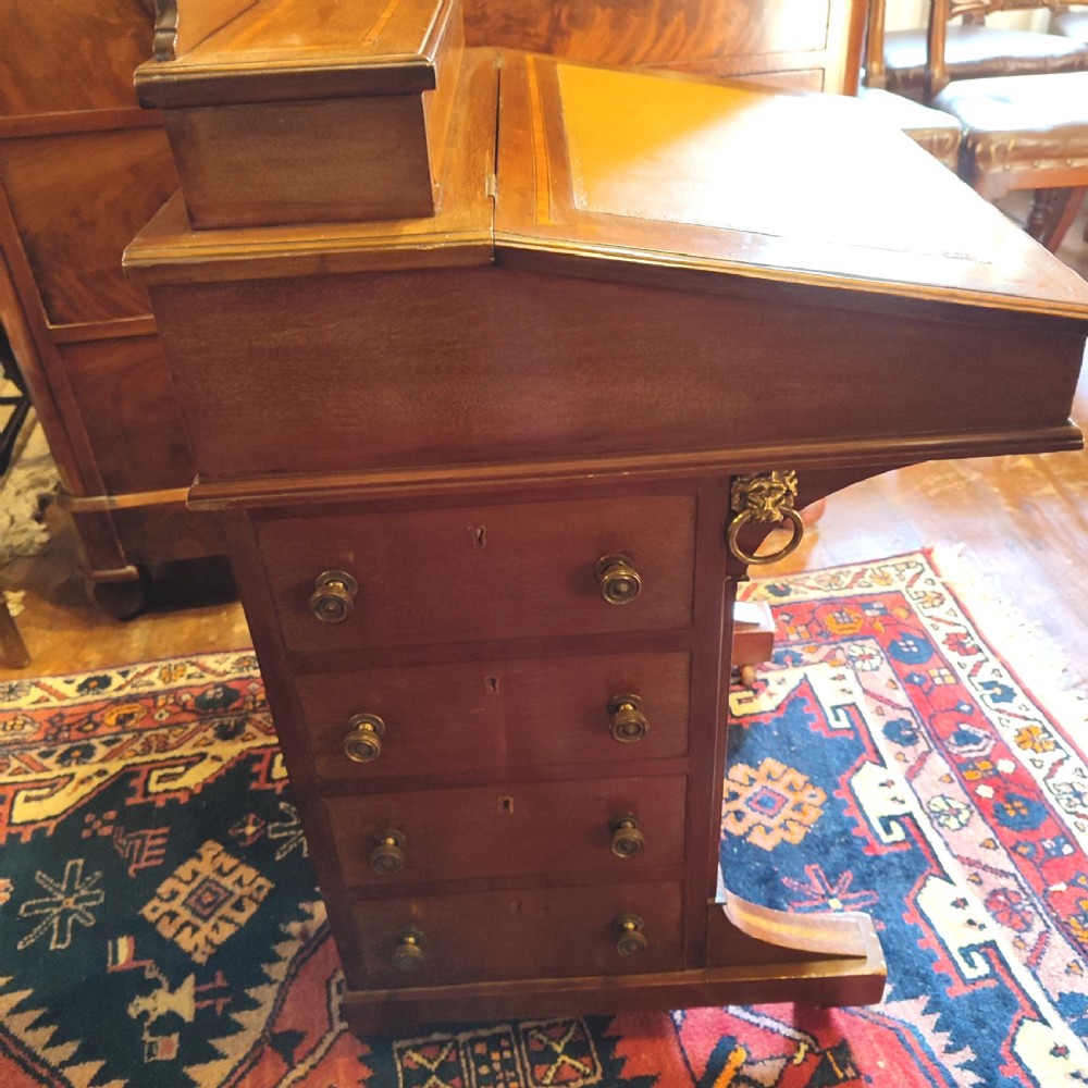 Edwardian Mahogany Davenport Desk View IV