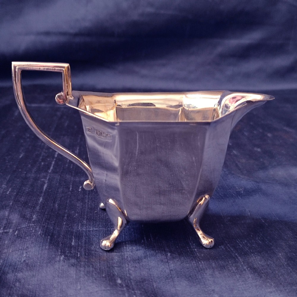 4 Piece Silver Tea Service C.1934 Sheffield View VI