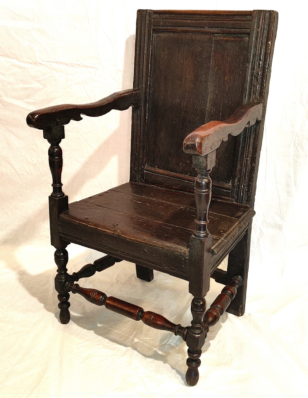 17thC Oak Wainscott Chair