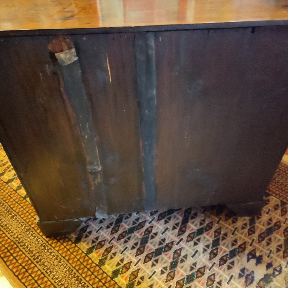 18thc Oak Kneehole Desk View V