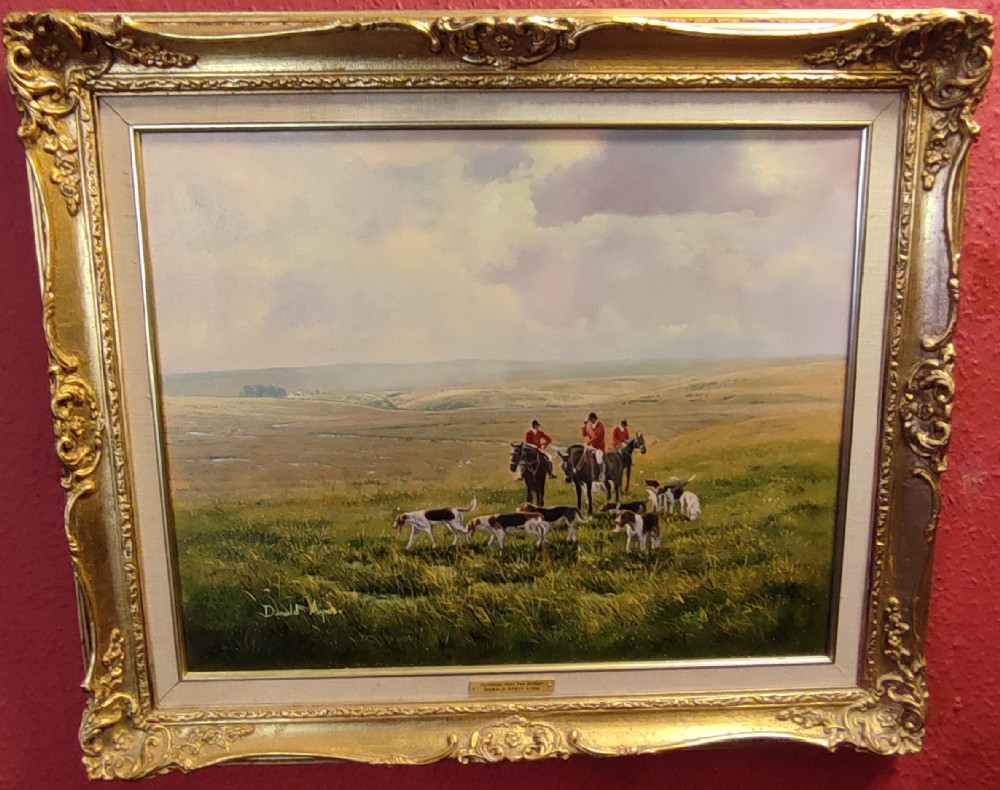 Dartmoor near Two Bridges  Signed Donald Ayres 20thC