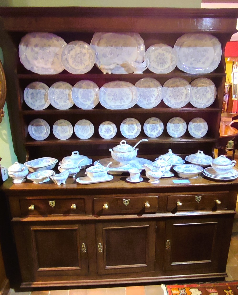 George3rd 18thc Oak Dresser (Excludes China)