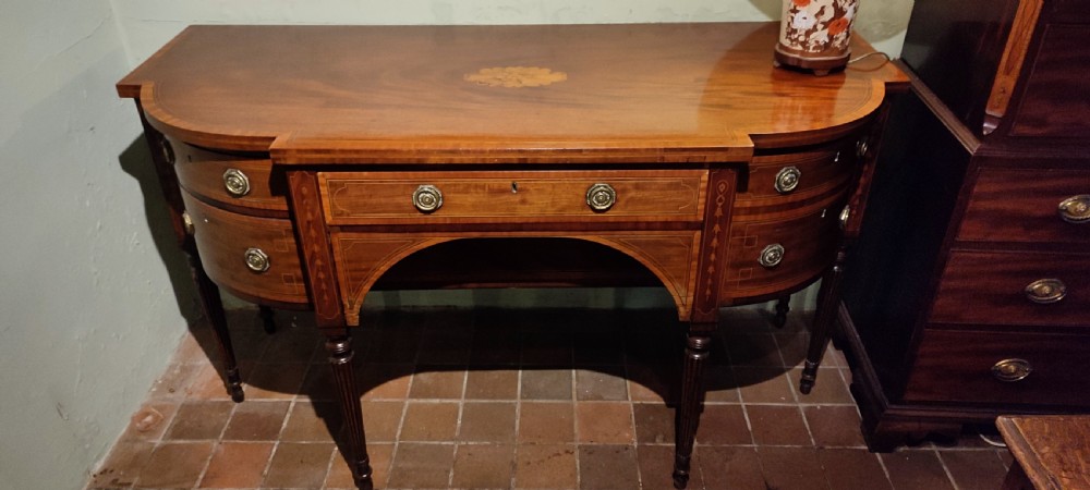 George 3rd Inlaid Sideboard