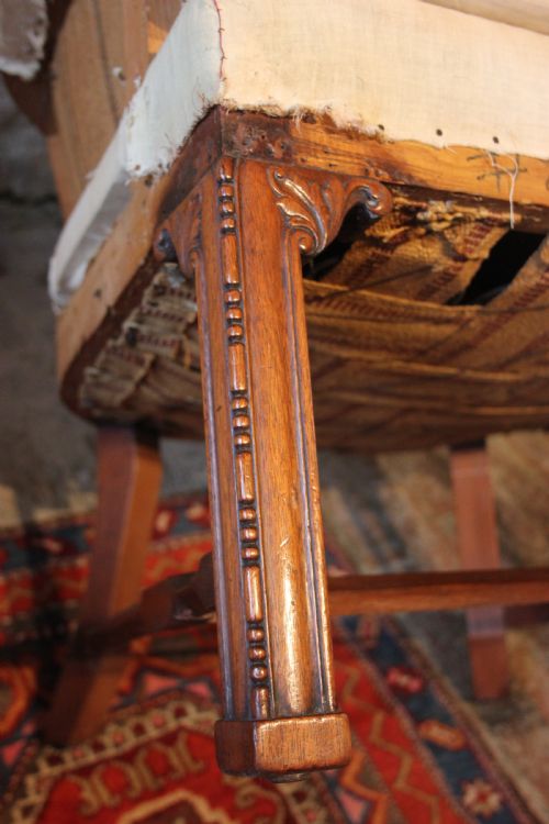A DEEP SEATED FEDERAL BARREL BACK ARMCHAIR - ADDITIONAL PHOTO 3