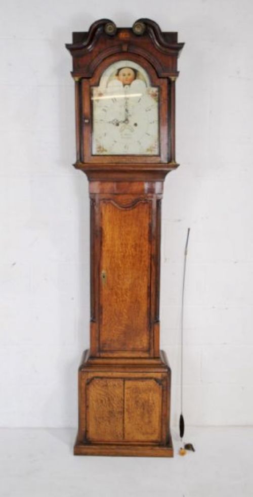 Georgian Long case Moophase Clock 