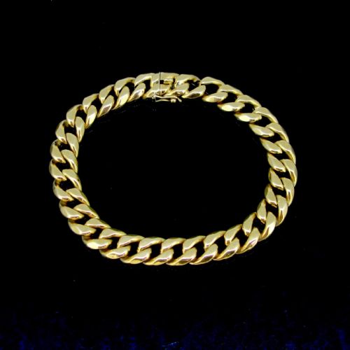 Curb Links 18kt Yellow Gold Bracelet, France, Circa 1940