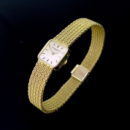 lady manual wind yellow gold wristwatch by vacheron constantin france circa 1960 - CATEGORY: ANTIQUE WATCHES - DATED 1960