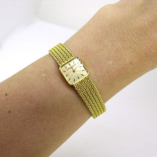 LADY MANUAL WIND YELLOW GOLD WRISTWATCH BY VACHERON CONSTANTIN FRANCE CIRCA 1960 - ADDITIONAL PHOTO 8