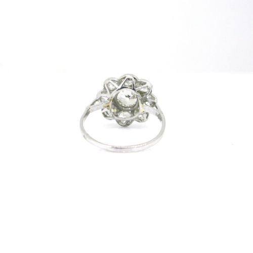 DIAMONDS CLUSTER RING PLATINUM CIRCA 1930 - ADDITIONAL PHOTO 3
