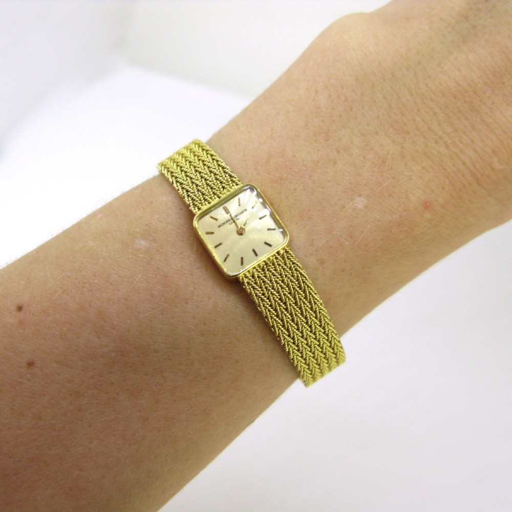Lady Manual Wind Yellow Gold Wristwatch by Vacheron Constantin, France, circa 1960 View IX