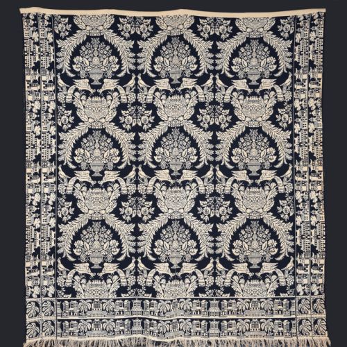 19TH CENTURY COVERLET - ADDITIONAL PHOTO 1
