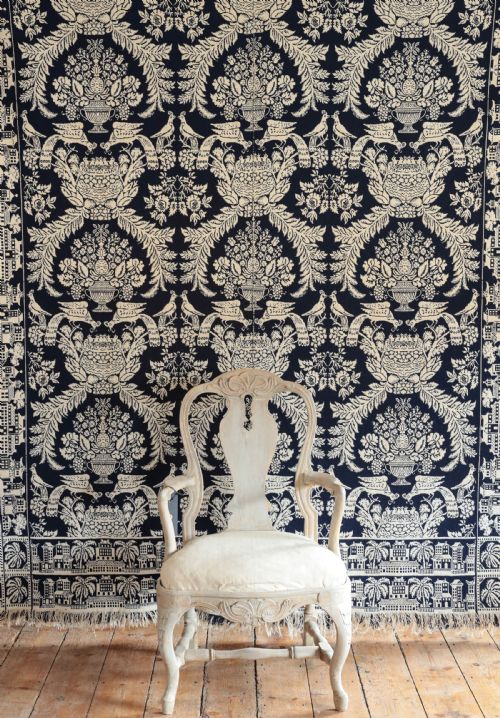 19TH CENTURY COVERLET - ADDITIONAL PHOTO 14