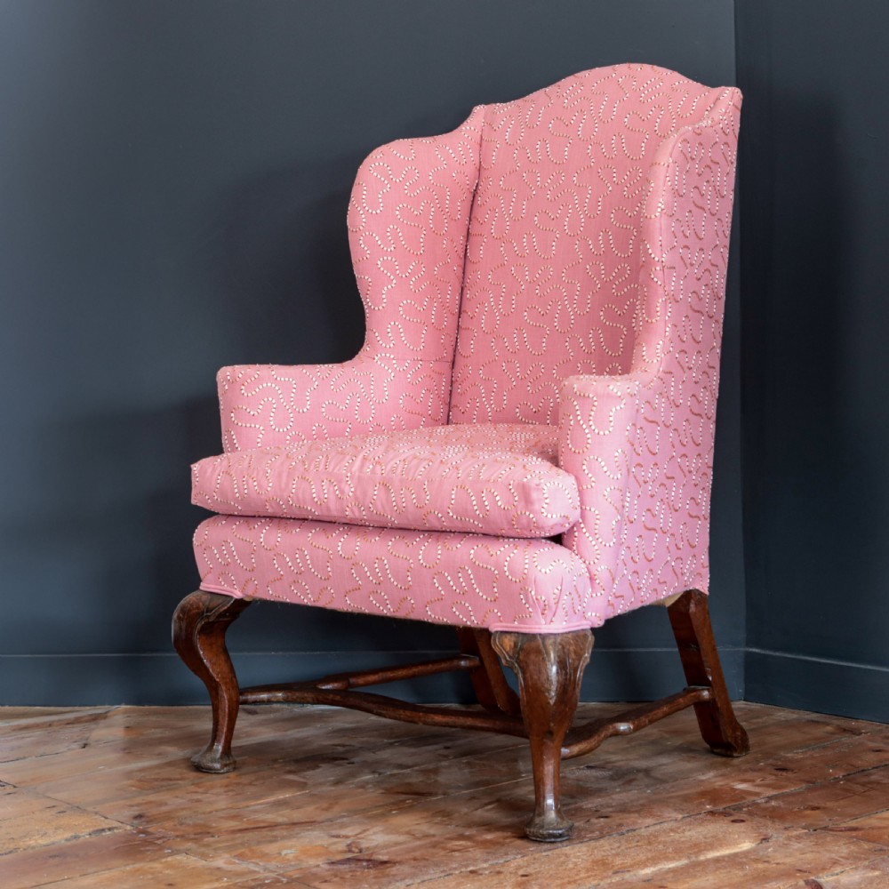 GEORGE II OAK WING ARMCHAIR View V