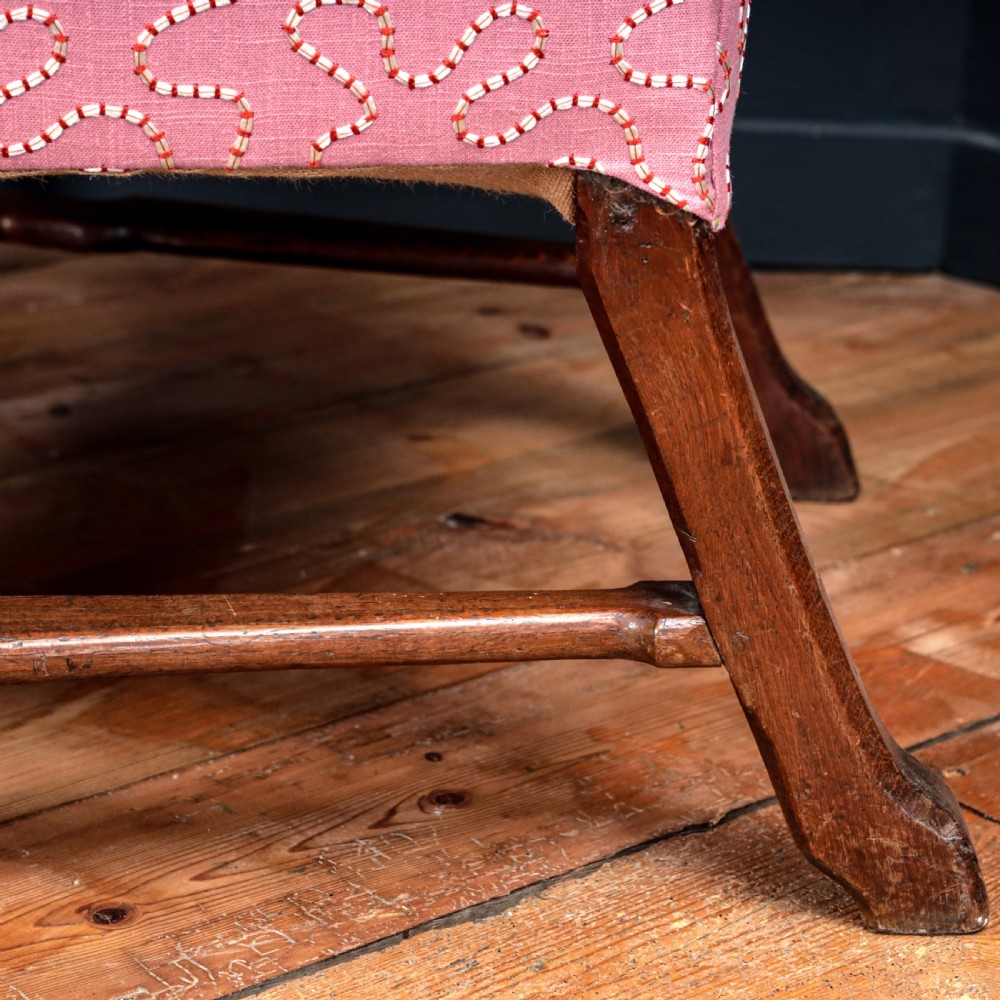 GEORGE II OAK WING ARMCHAIR View XV