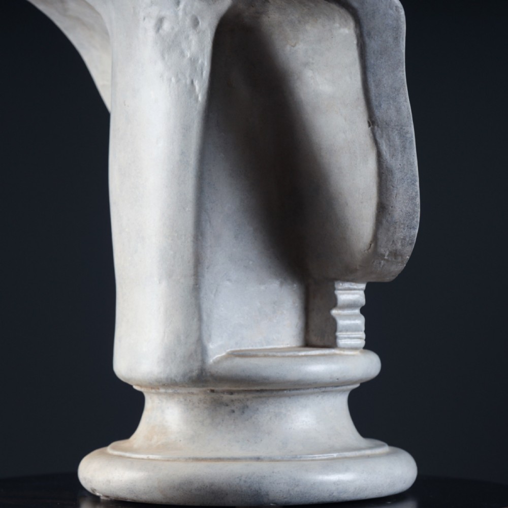 19TH CENTURY PLASTER BUST OF AUGUSTUS CAESAR View XXVI