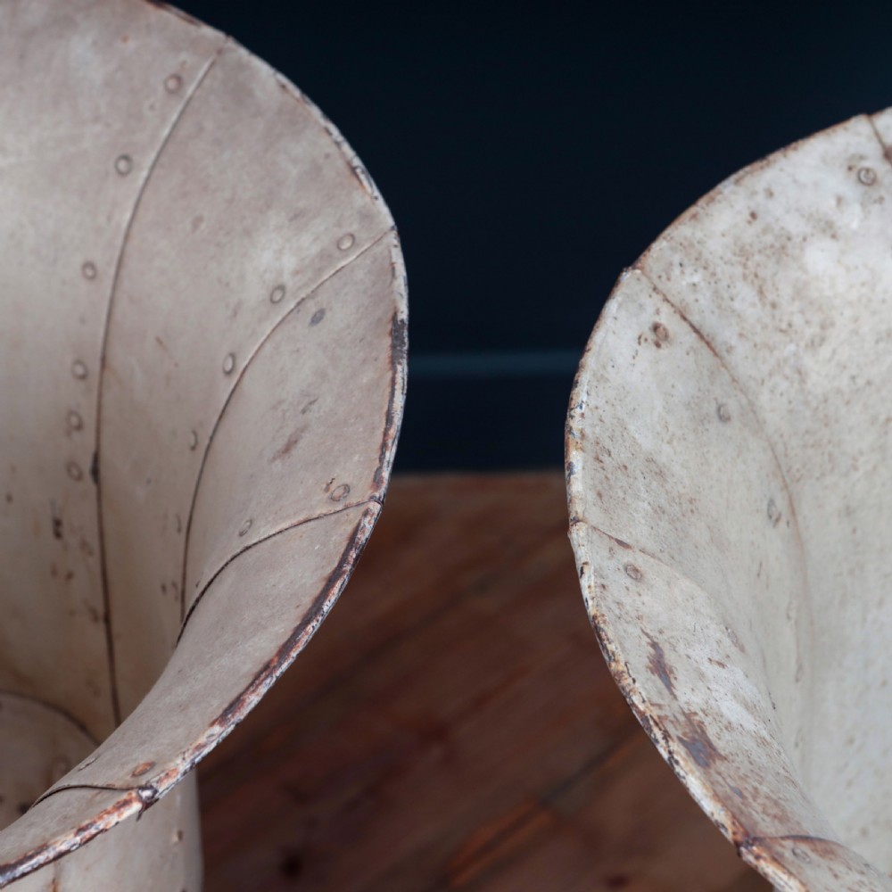 19TH CENTURY FRENCH METAL URNS View XX