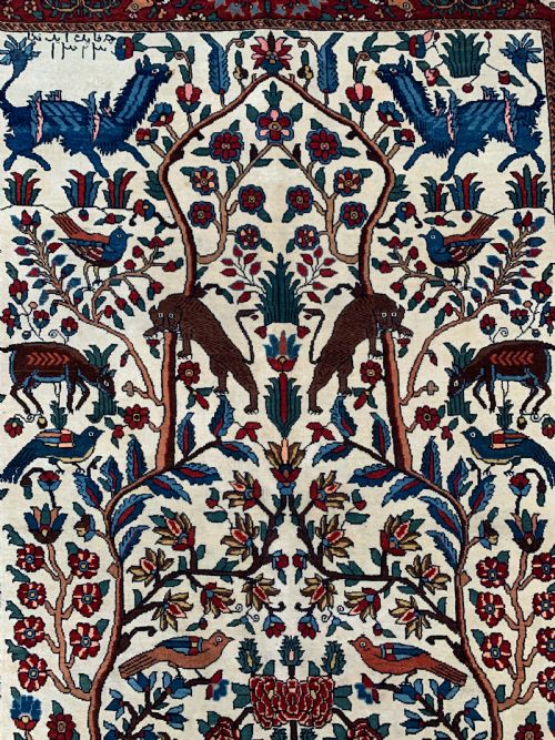 A FINE PERSIAN SAROUK RUG SIGNED AND DATED - ADDITIONAL PHOTO 4