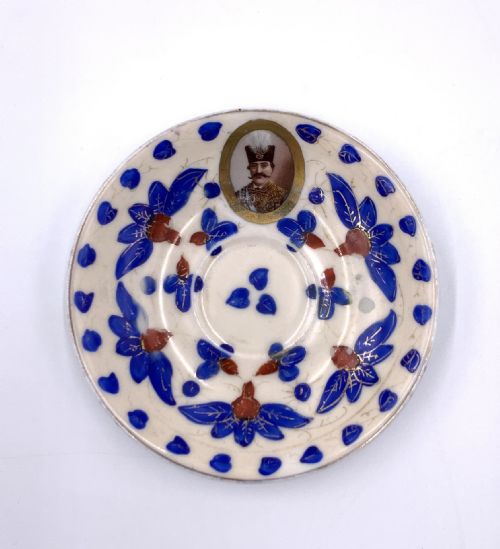 A FINE 19TH CENTURY QAJAR BOHEMIAN TEA SET - ADDITIONAL PHOTO 1
