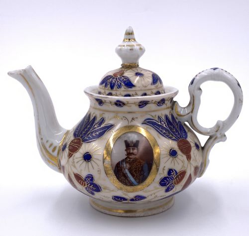 A FINE 19TH CENTURY QAJAR BOHEMIAN TEA SET - ADDITIONAL PHOTO 4