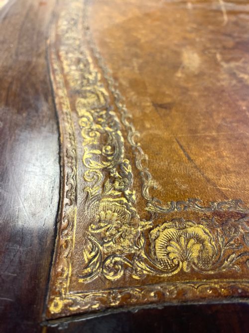 A FINE ANTIQUE 19TH CENTURY WOOD AND BRONZE INLAID DESK FRENCH OR RUSSIAN - ADDITIONAL PHOTO 6