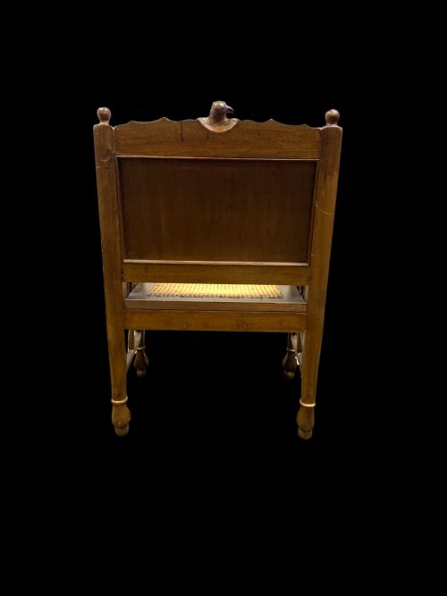 A FINE 19TH CENTURY EGYPTIAN REVIVAL SET OF THREE FURNITURE - ADDITIONAL PHOTO 4