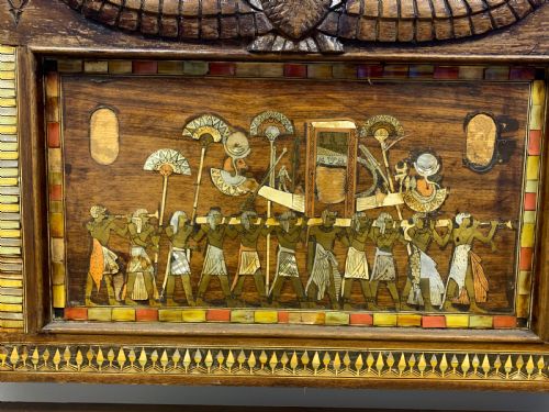 A FINE 19TH CENTURY EGYPTIAN REVIVAL SET OF THREE FURNITURE - ADDITIONAL PHOTO 20