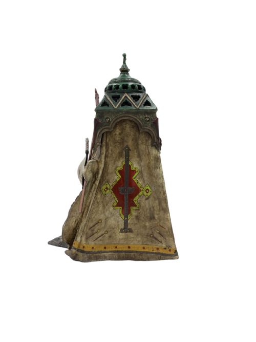 COLD PAINTED BRONZE BY FRANZ XAVER BERGMANN TABLE LAMP - ADDITIONAL PHOTO 1