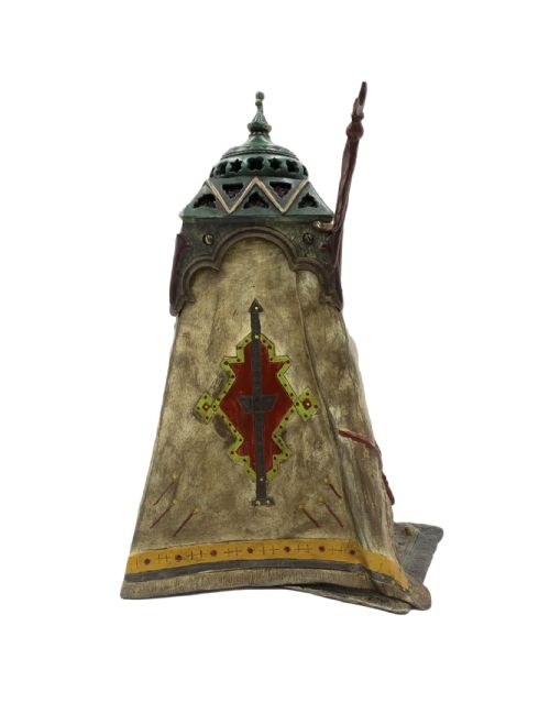 COLD PAINTED BRONZE BY FRANZ XAVER BERGMANN TABLE LAMP - ADDITIONAL PHOTO 3