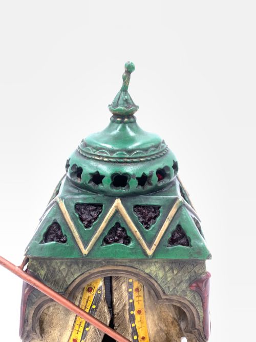 COLD PAINTED BRONZE BY FRANZ XAVER BERGMANN TABLE LAMP - ADDITIONAL PHOTO 6