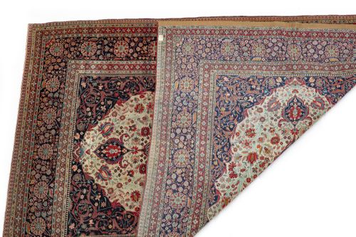 A FINE KASHAN MOHTASHAM CARPET PERSIA19TH CENTURY - ADDITIONAL PHOTO 2