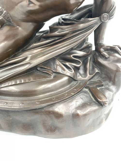 MARATHON BRONZE SCULPTURE BY F BARBEDIENNE FRANCE 19TH CENTURY - ADDITIONAL PHOTO 5