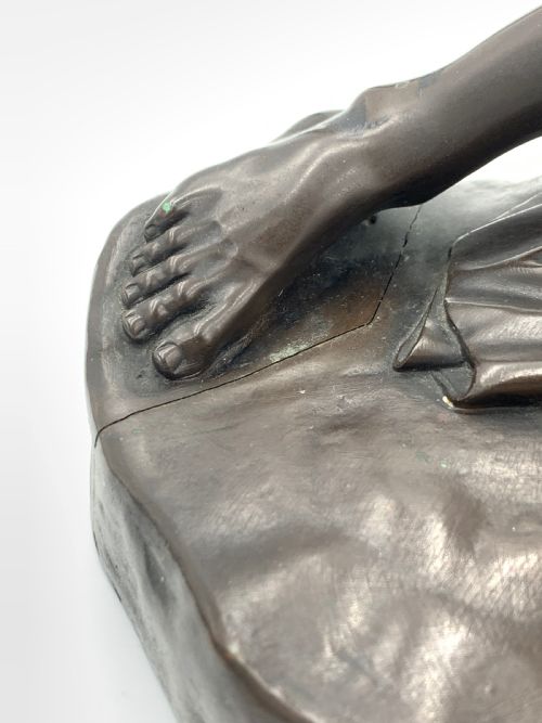 MARATHON BRONZE SCULPTURE BY F BARBEDIENNE FRANCE 19TH CENTURY - ADDITIONAL PHOTO 6