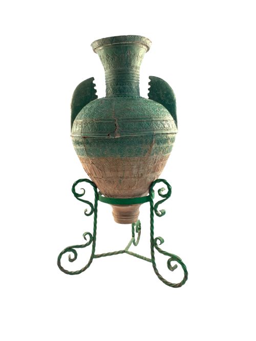 large almohad water jar spain 12th13th century - CATEGORY: ANTIQUE VASES - DATED BEFORE 1700