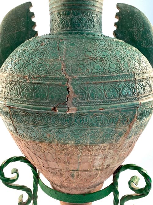 LARGE ALMOHAD WATER JAR SPAIN 12TH13TH CENTURY - ADDITIONAL PHOTO 3