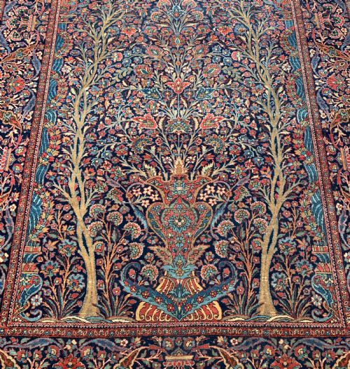 A FINE PAIR OF MOHTASHAM KASHAN RUGS - ADDITIONAL PHOTO 3