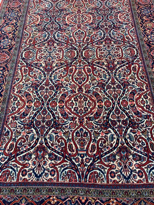 ULTRA FINE KASHAN KORK WOOL RUG - ADDITIONAL PHOTO 1