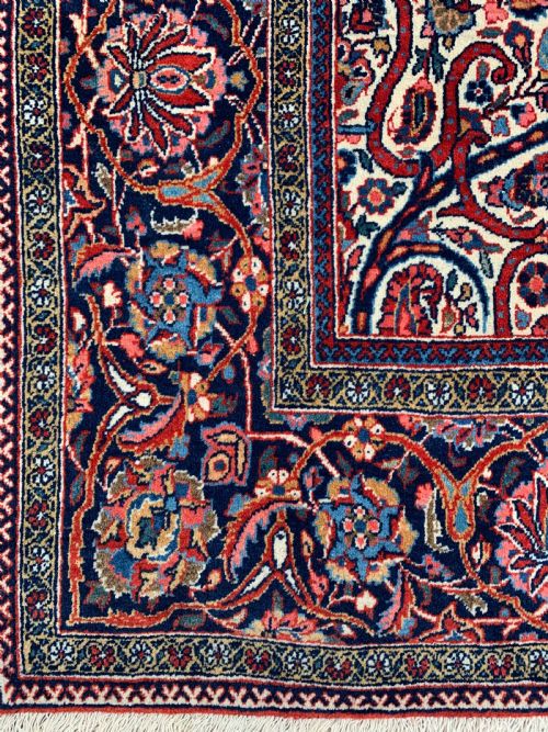 ULTRA FINE KASHAN KORK WOOL RUG - ADDITIONAL PHOTO 2