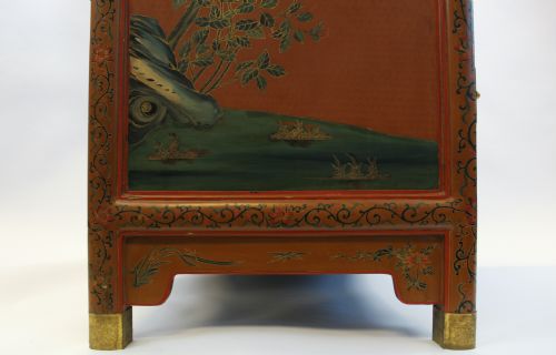 19TH CENTURY CHINESE RED LACQUER CABINET - ADDITIONAL PHOTO 20
