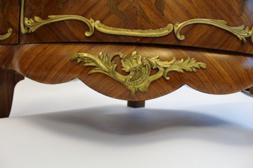PAIR OF FRENCH PARQUETRY CORNER CABINETS 19TH CENTURY - ADDITIONAL PHOTO 5