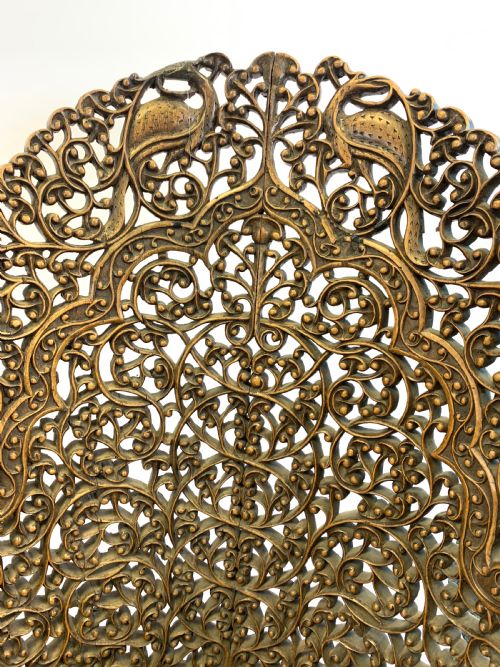PAIR OF CARVED HARDWOOD ANGLO INDIAN ARM CHAIRS FROM THE BOMBAY PRESIDENCY 19TH CENTURY - ADDITIONAL PHOTO 4