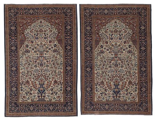 a fine pair of kashan rugs persia - CATEGORY: ANTIQUE RUGS - DATED 1930