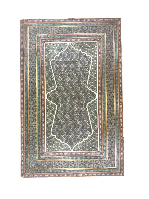 A LARGE KATAMKARI BOX PERSIA 19TH CENTURY - ADDITIONAL PHOTO 3