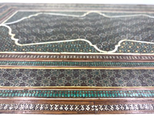 A LARGE KATAMKARI BOX PERSIA 19TH CENTURY - ADDITIONAL PHOTO 7