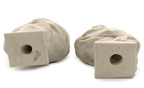 PAIR OF LATE 19TH CENTURY MARBLE BUSTS FEATURING ORIENTALIST FIGURES - ADDITIONAL PHOTO 3