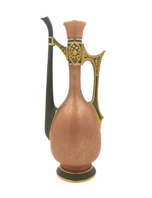 royal worcester ceramic ewer late 19th century - CATEGORY: ANTIQUE CERAMICS - DATED 19TH CENTURY