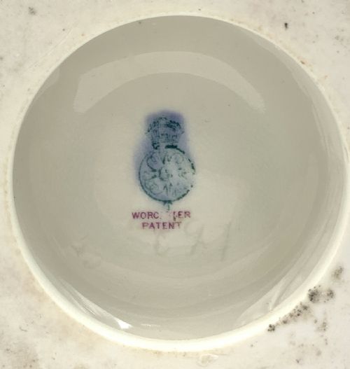 ROYAL WORCESTER CERAMIC EWER LATE 19TH CENTURY - ADDITIONAL PHOTO 6