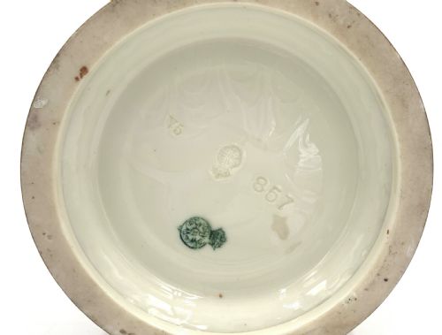 ROYAL WORCESTER CERAMIC VASE LATE 19TH CENTURY - ADDITIONAL PHOTO 5