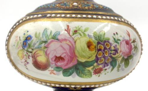 PAIR OF JEWELLED PORCELAIN LAMPS - ADDITIONAL PHOTO 5